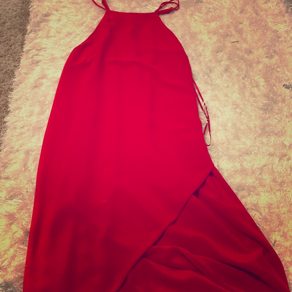 Red dress